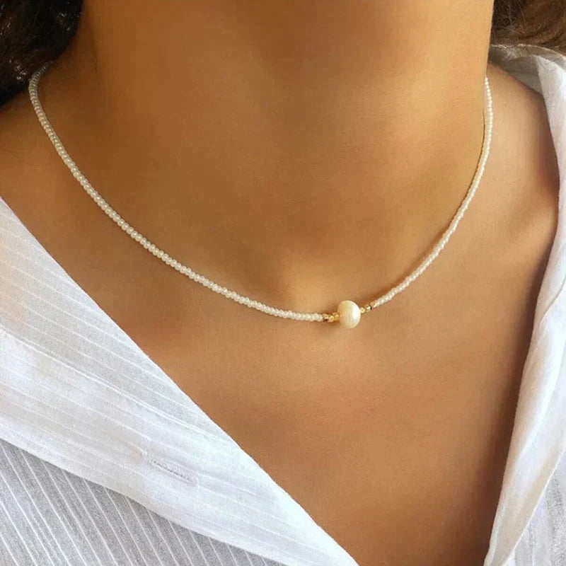 Pocket Pearl - Ketting met natuurlijke parels