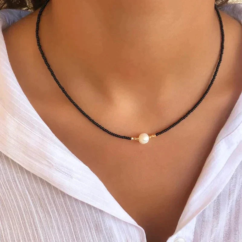 Pocket Pearl - Ketting met natuurlijke parels