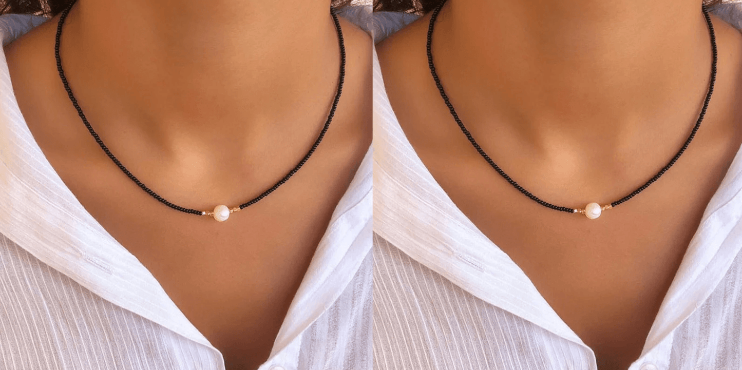 Pocket Pearl - Ketting met natuurlijke parels