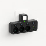 Multifunctionele Stekkerdoos met USB en Type C Aansluitingen voor Veilig en Efficiënt Gebruik