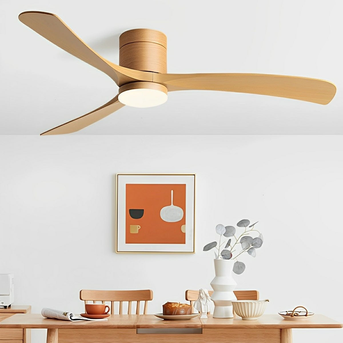 Minimalistische Plafondventilator Licht voor de Woonkamer