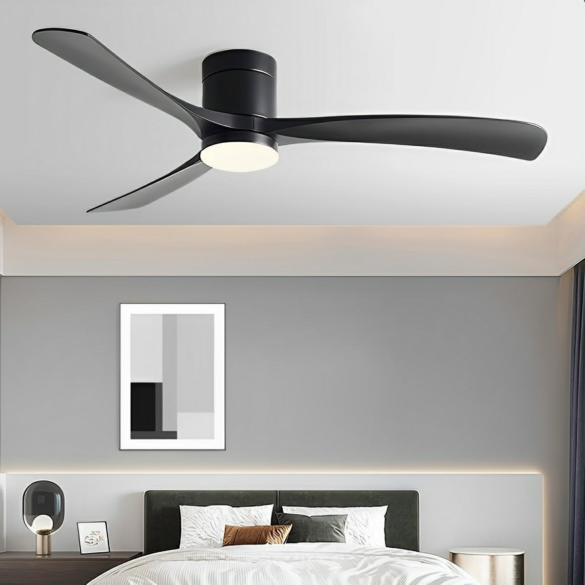 Minimalistische Plafondventilator Licht voor de Woonkamer