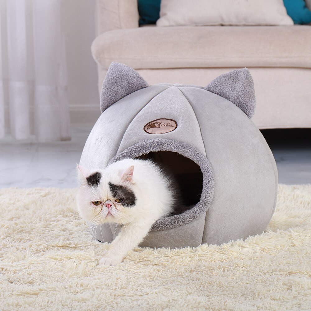 Comfy Paws Kattengrot | Pluche, beschermend en probleemloze verzorging Een stijlvol, knus hoekje voor het comfort en de veiligheid van je kat.
