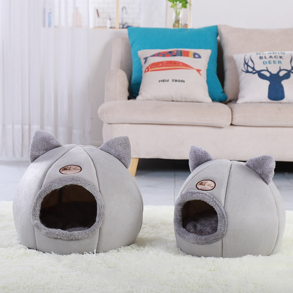 Comfy Paws Kattengrot | Pluche, beschermend en probleemloze verzorging Een stijlvol, knus hoekje voor het comfort en de veiligheid van je kat.
