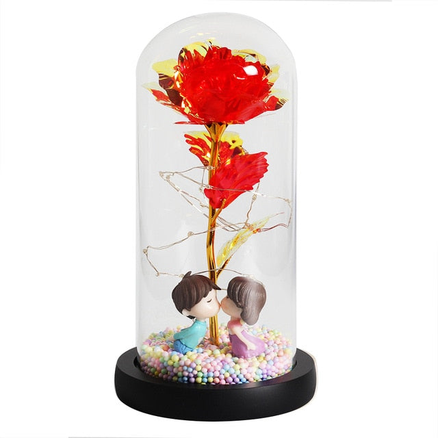 LuxeBloom Illuminated Rose | En fascinerende LED-rose, der bringer evig skønhed og fortryllelse til ethvert rum.