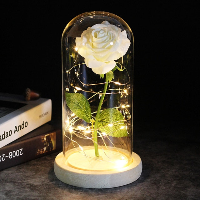 LuxeBloom Illuminated Rose | En fascinerende LED-rose, der bringer evig skønhed og fortryllelse til ethvert rum.