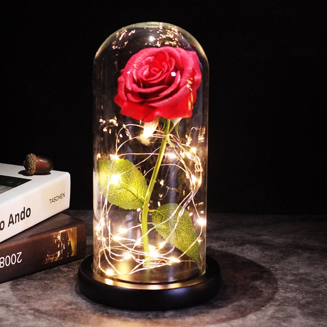 LuxeBloom Illuminated Rose | En fascinerende LED-rose, der bringer evig skønhed og fortryllelse til ethvert rum.