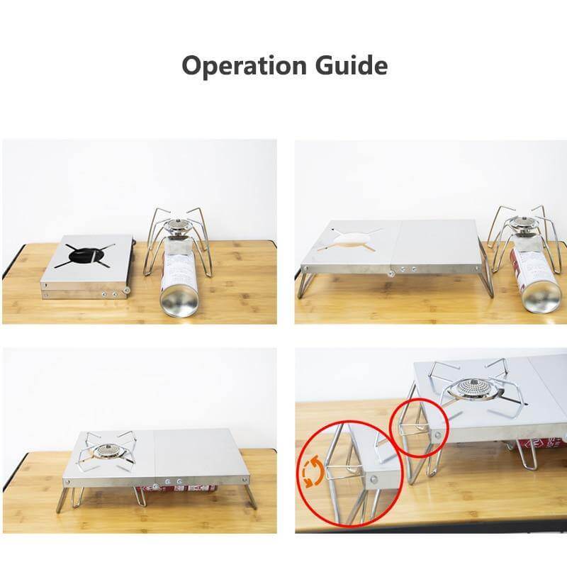 Mini Opvouwbare Campingtafelset | Brehn