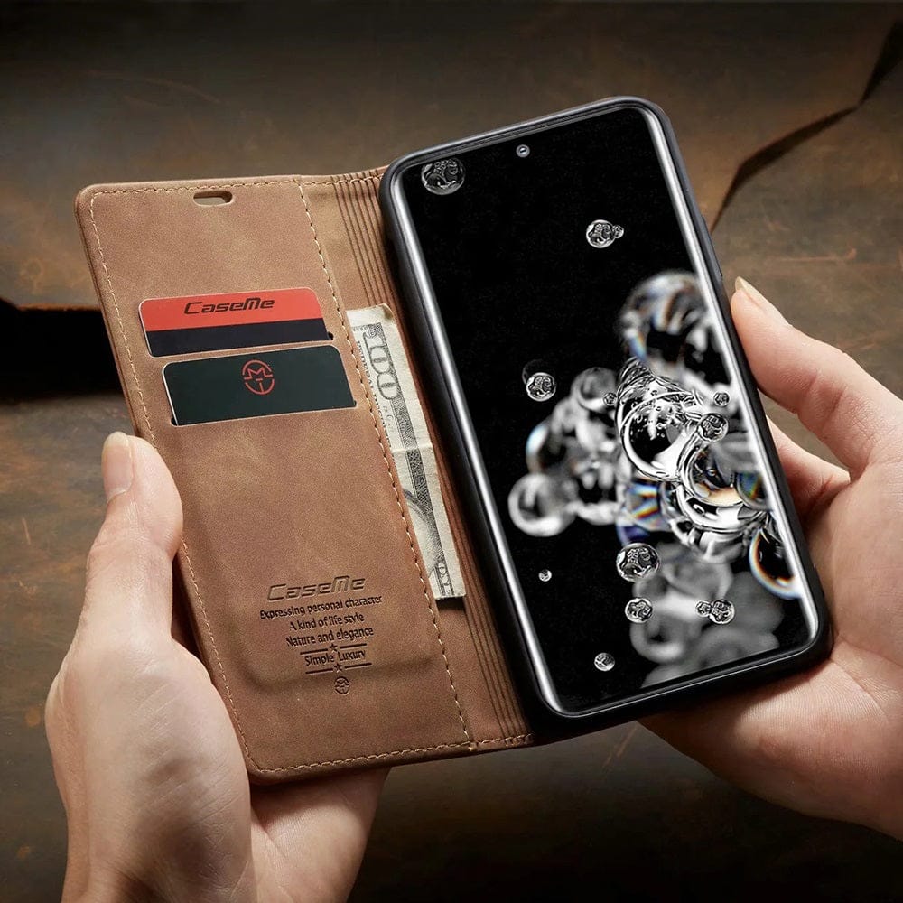 Wallet Hoes voor Samsung Galaxy A14/A53/A54/A73/S20Ultra/S20Plus/S20/S21Ultra/S21Plus/S21/S21FE/S22Ultra/S22Plus/S22/S23Ultra/S23Plus/S23/S24Plus/S4 - Flip Case