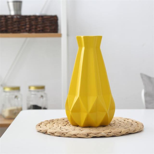 Moderne Europa Korte Matt Diamant Porselein Keramiek Vaasje