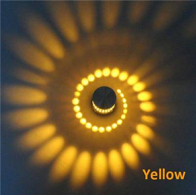 Plafondlamp of LED wandlamp met kleurrijk effect Gallery