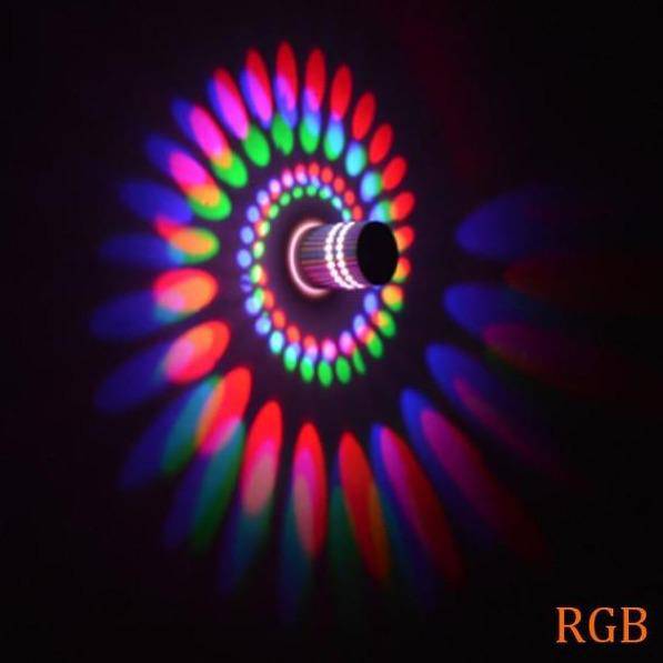 Plafondlamp of LED wandlamp met kleurrijk effect Gallery