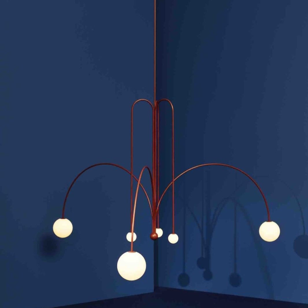 Nordic Gran Finale Nordic Witte Glas Metalen Hanglamp