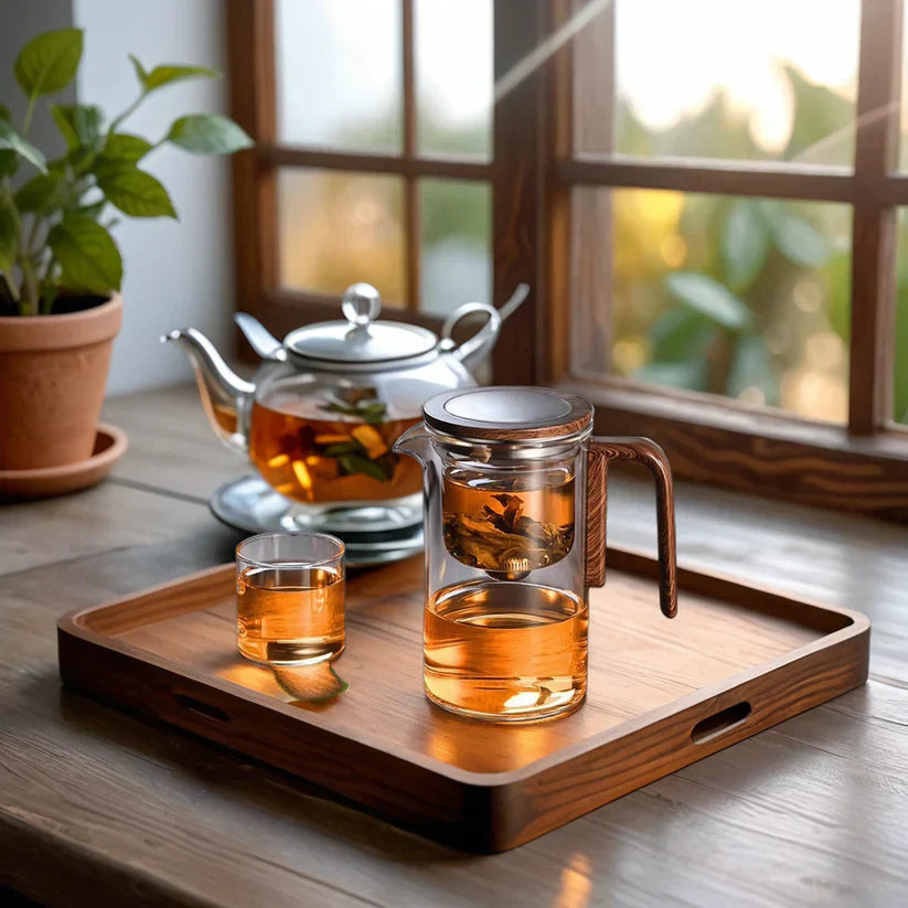 Glazen theepot met zeef | PureTee