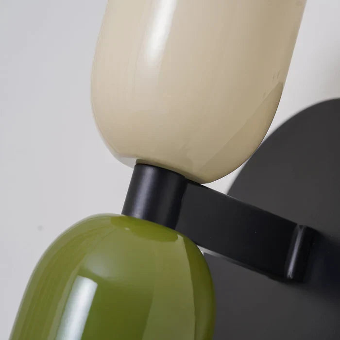 Moderne wandlamp in japandi-stijl