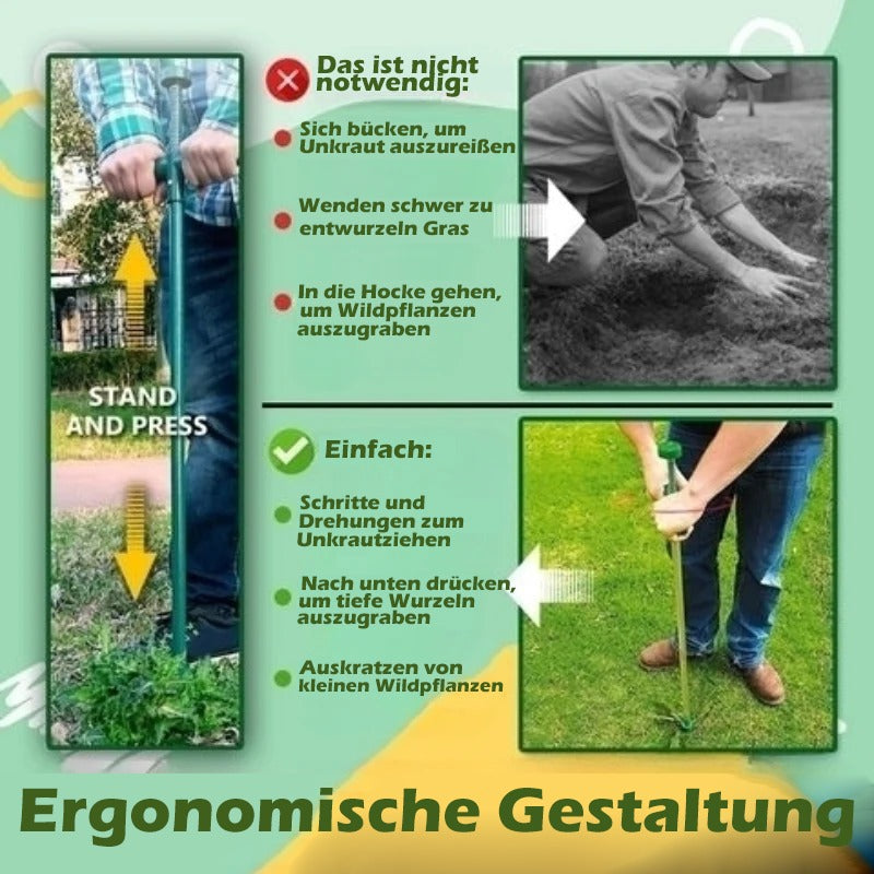 Onkruidverwijderaar voor de tuin | Onkruid en wortels eenvoudig verwijderd | OnkruidFix