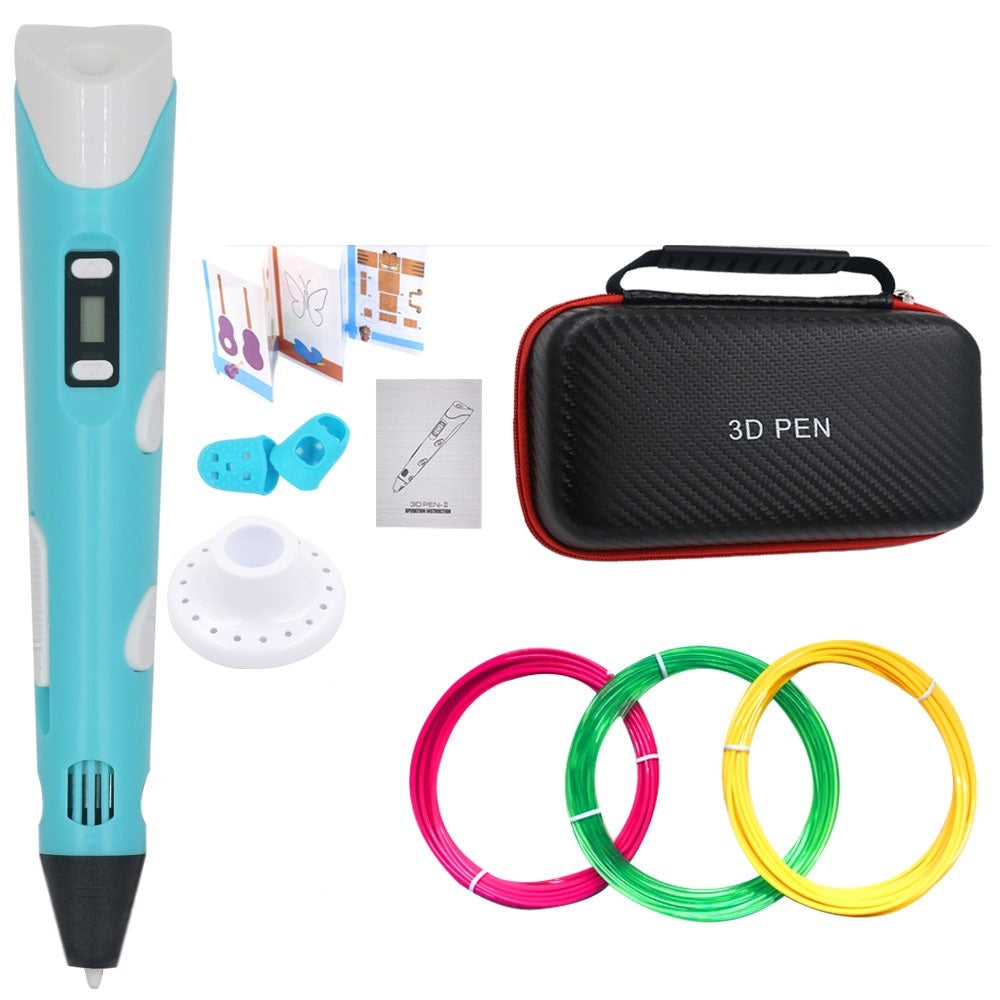 3D Print Pen DIY Tekenpen met 200M PLA Filament Kinderen Cadeau