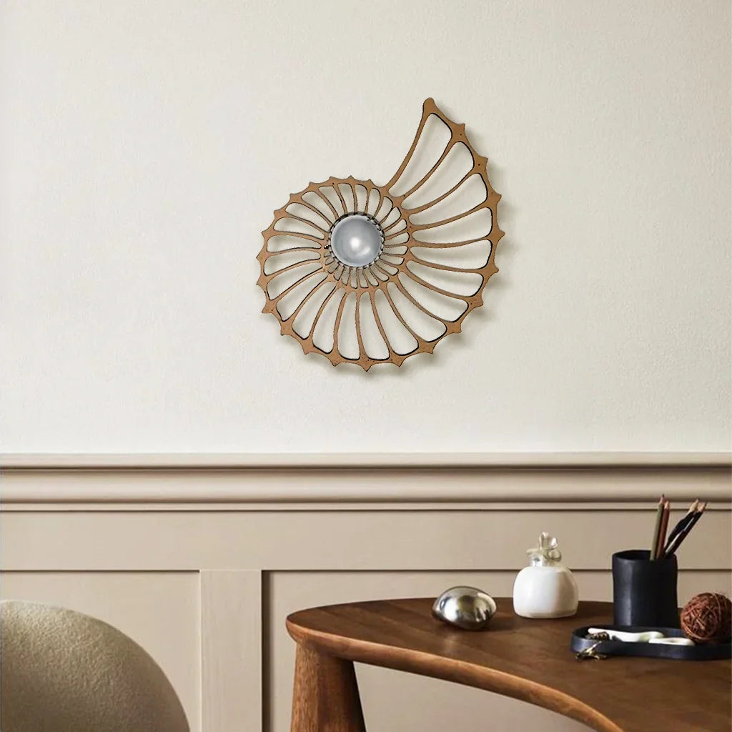 Aegir Nautilus Design Decoratieve LED Wandlamp