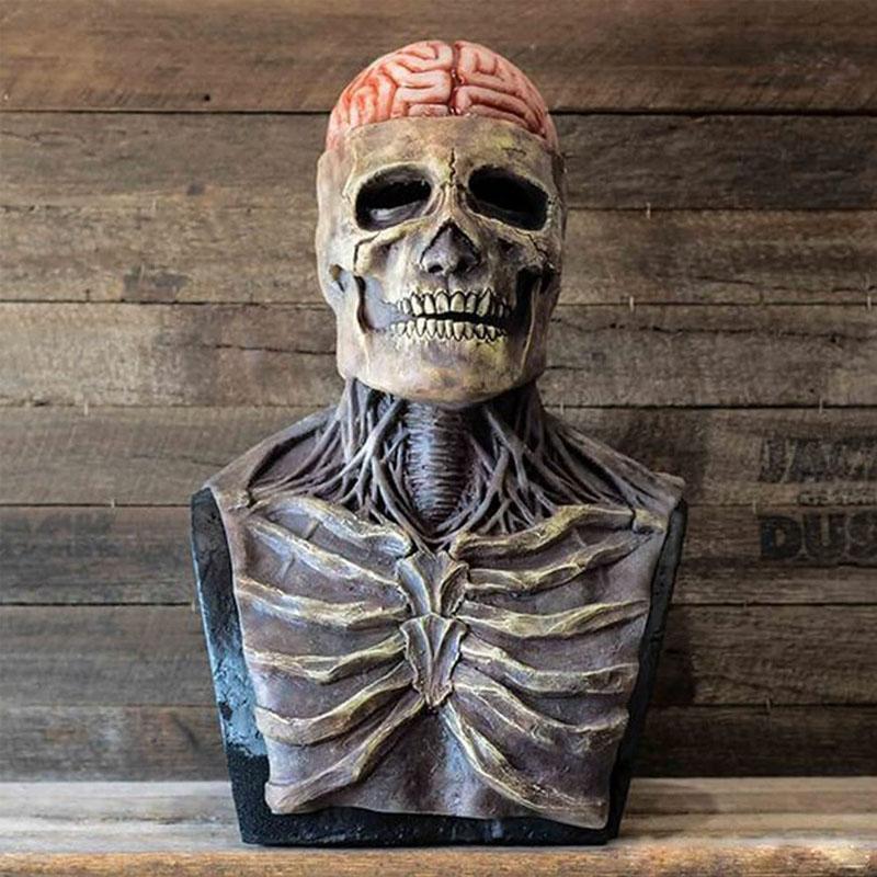 Angstige Skelet Bioman Masker - Realistisch Halloween Kostuum