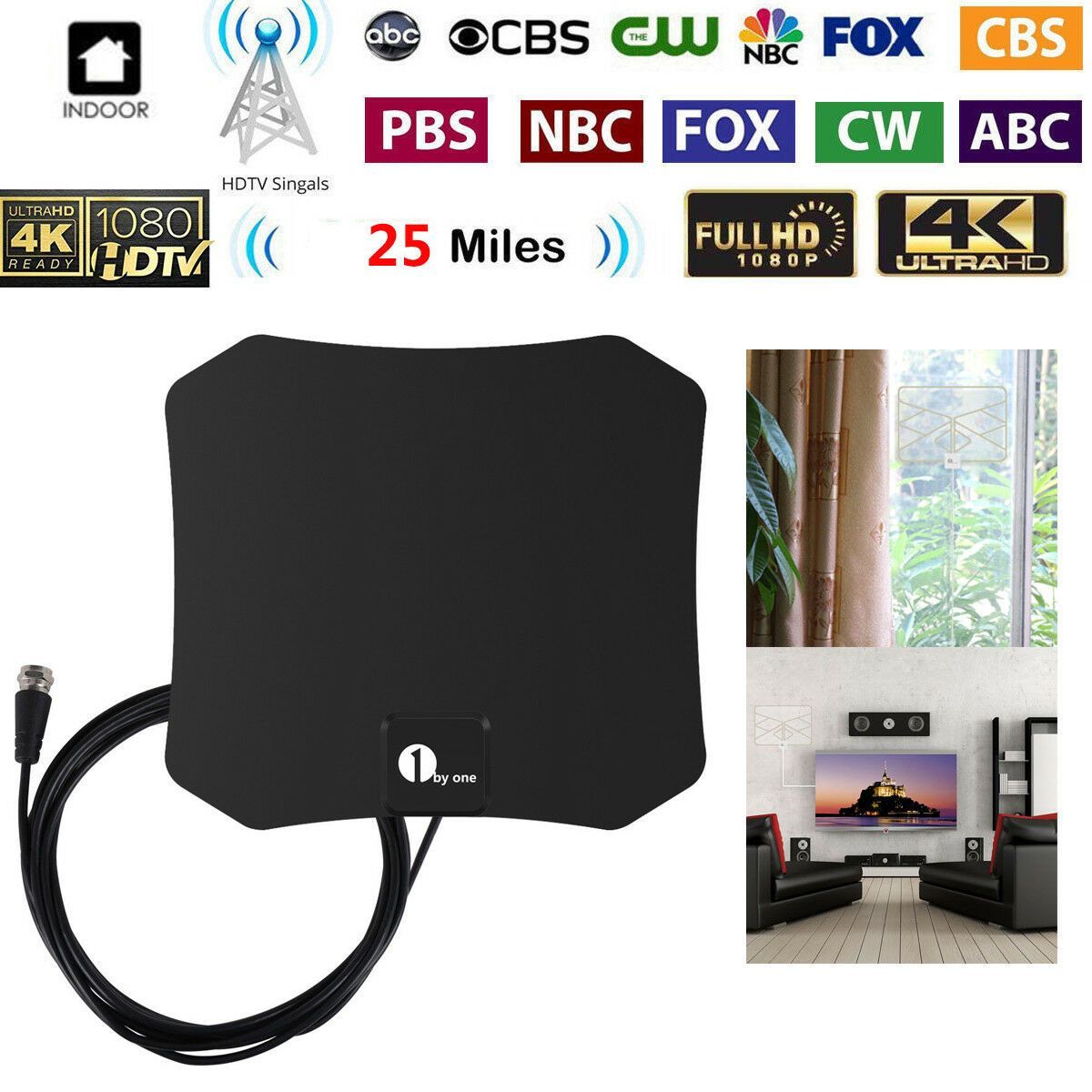 Binnen Satellite HDTV Antenne