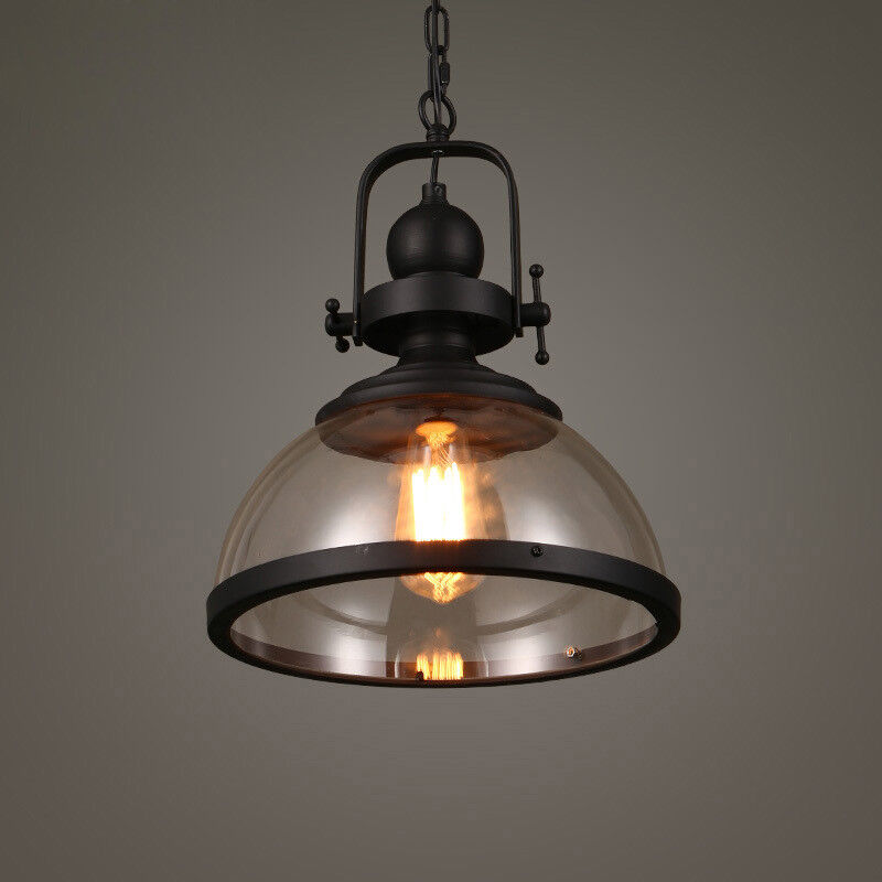 Schaalvormige Glas Pendelleuchte | Industrieel Retro Design