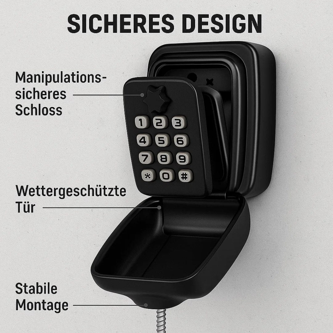 Sleutelkastje Buiten | Sleutelsafe met Code | SafeHaus