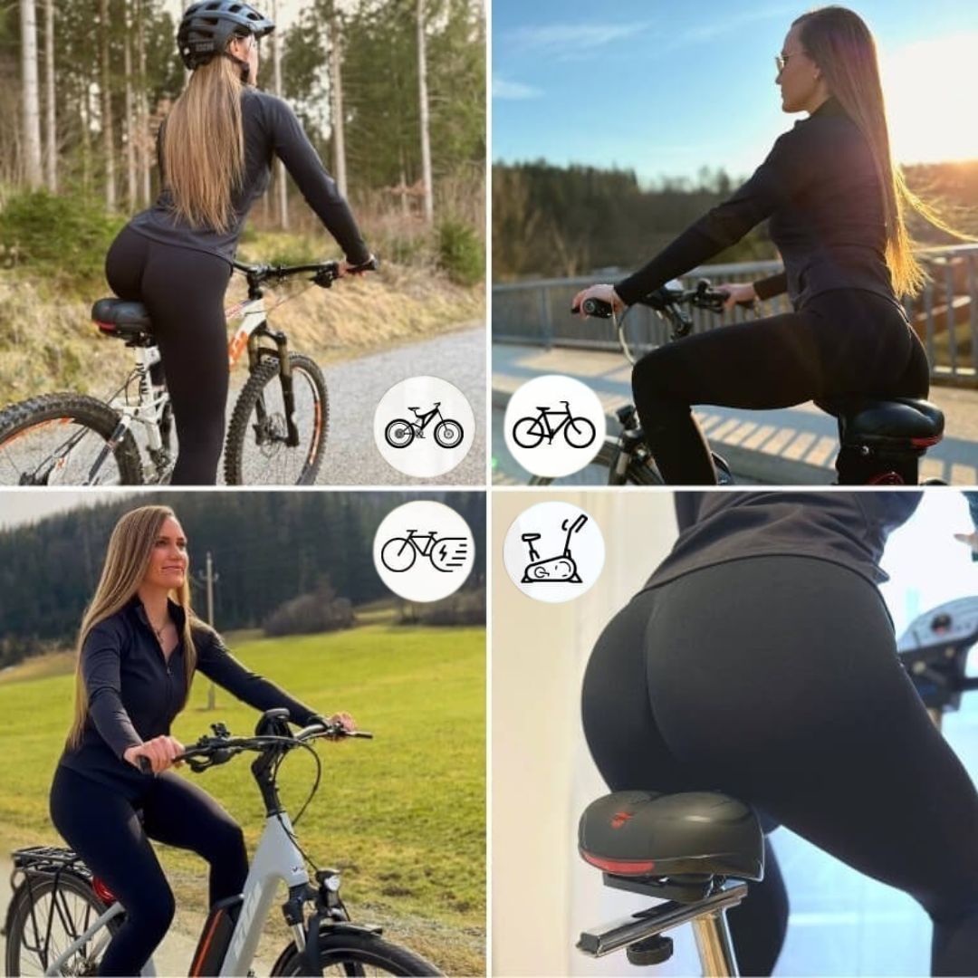 Fietszadel Heren & Dames | Comfortabel Fietszadel met Vering | ZadelPro