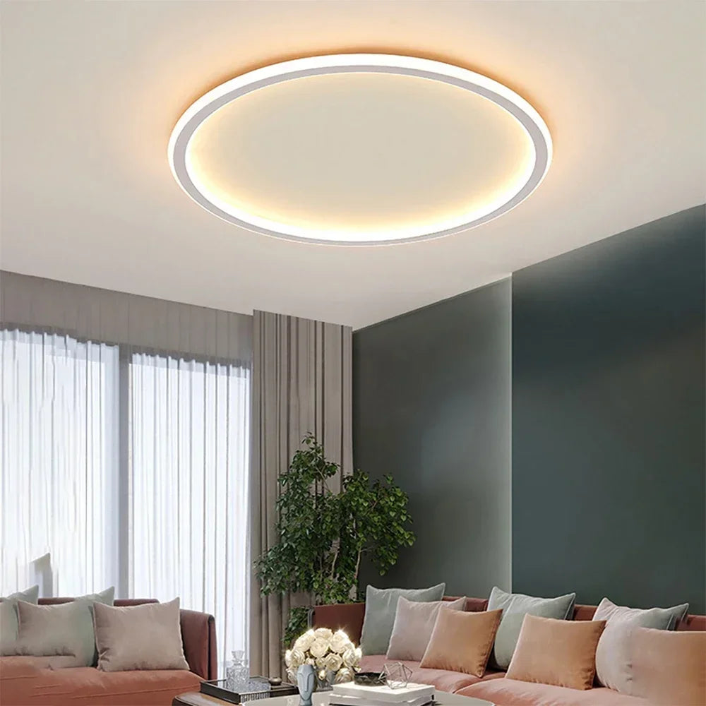 Scandinavische Ronde Plafondlamp - NordicGlow
