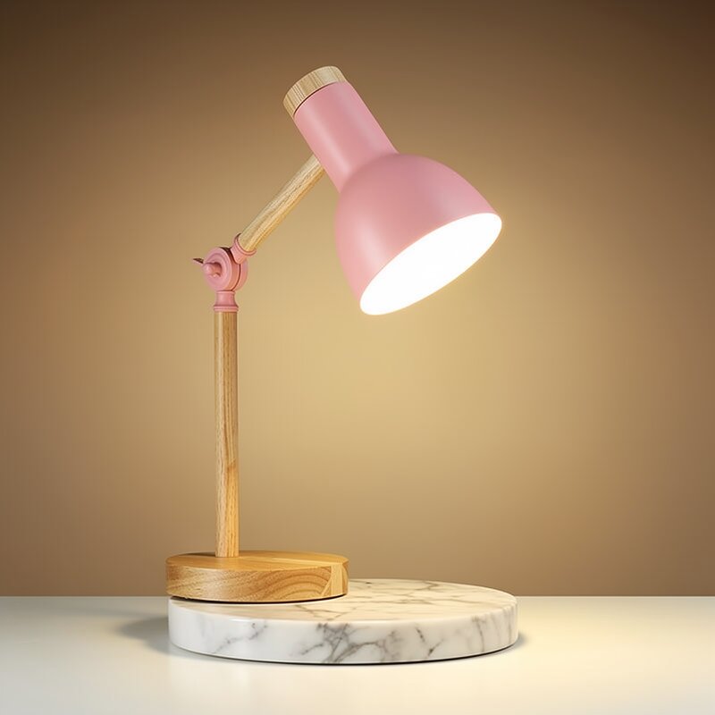 Houten bureaulamp | Tafellamp | HoutLicht