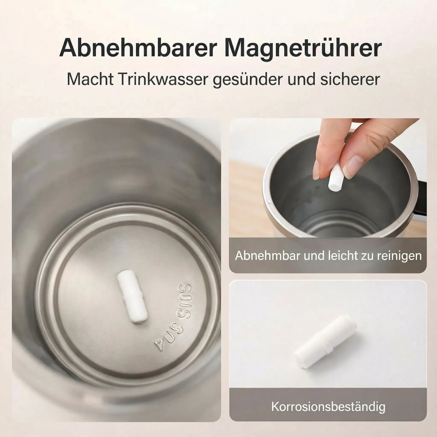 Zelfroerende Mok met LCD & USB | Automatische Beker voor Koffie en meer | RoerMeester