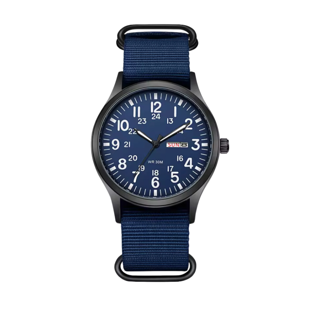 ShadowTime | Militaire Horloge – Luminescente Precisie voor Avonturen en Nacht