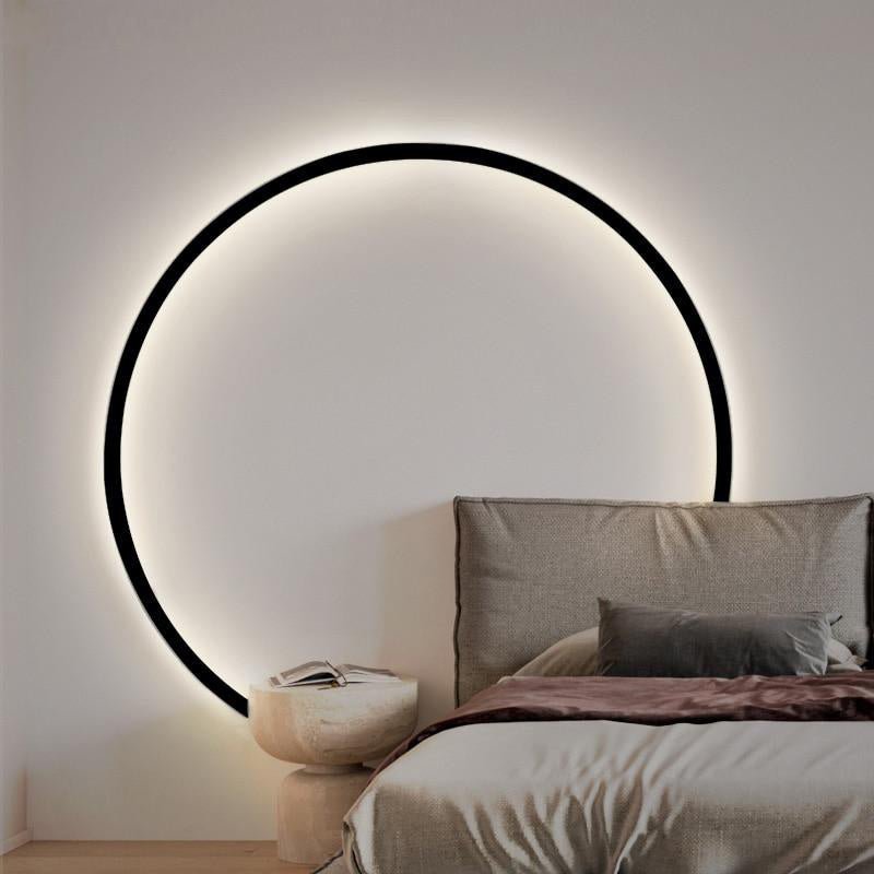 NovaHalo LumaNova Circulaire Wandlamp Voor Moderne Minimalistische Interieurs