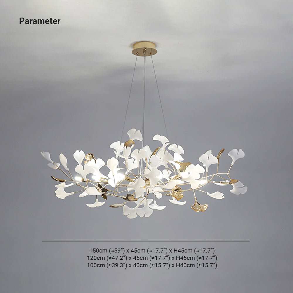 Jarn Hanglamp Blad/Multi Modern Metaal/Porselein Goud/Wit Woonkamer
