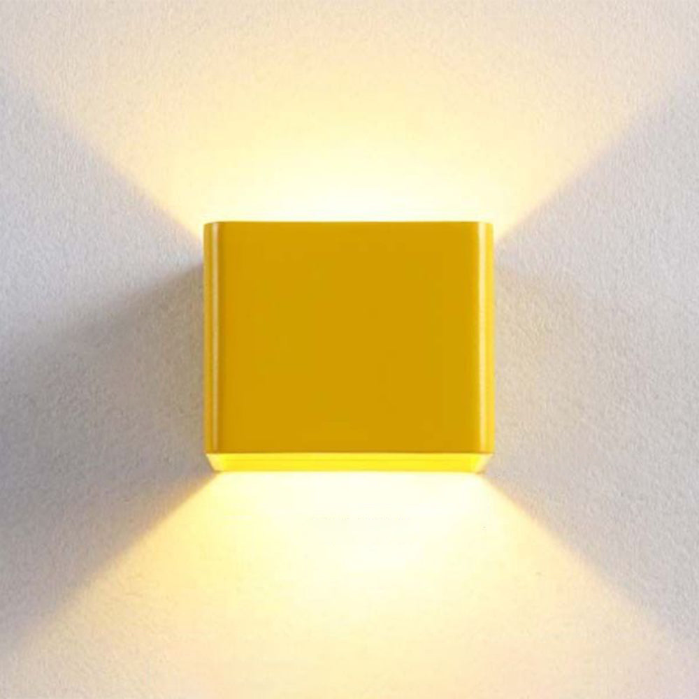 Miren Moderne Vierkante Wandlamp 5-Kleuren. Slaapkamer