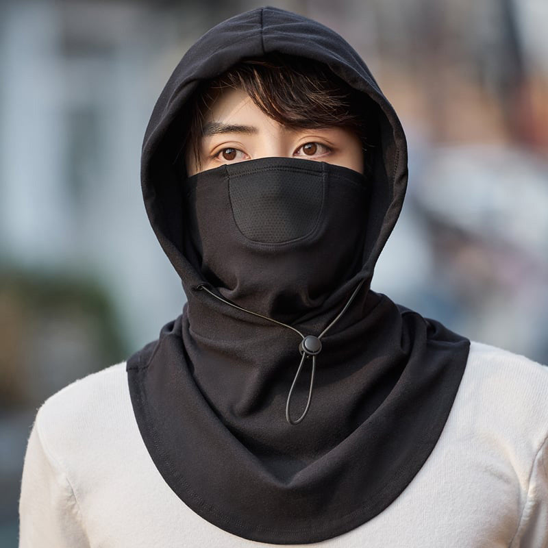 Hooded Face Mask met Nekwarmer voor Fietsen
