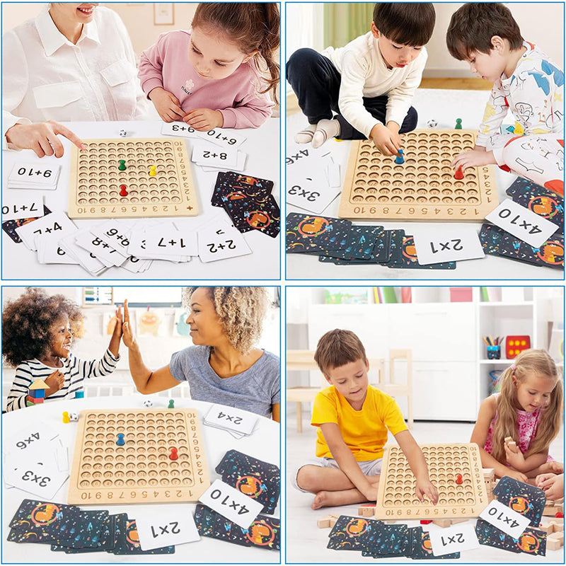 Montessori vermenigvuldigen en optellen | Verhoogt de concentratie en creativiteit met intuïtieve gameplay en helpt kinderen om wiskundeconcepten eenvoudig en leuk te begrijpen.