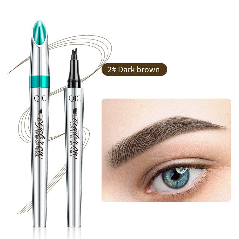 Waterdichte 3D-Microblading-Ombrow Potlood met 4 Vorkpunten