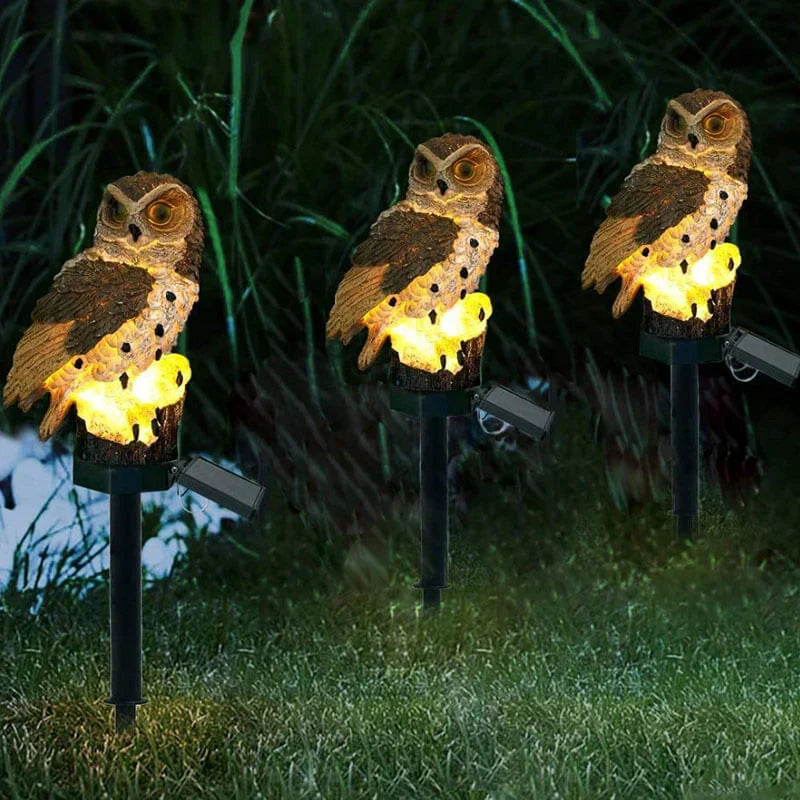 Uilen Tuinlamp met Zonne-energie - OwlGlow