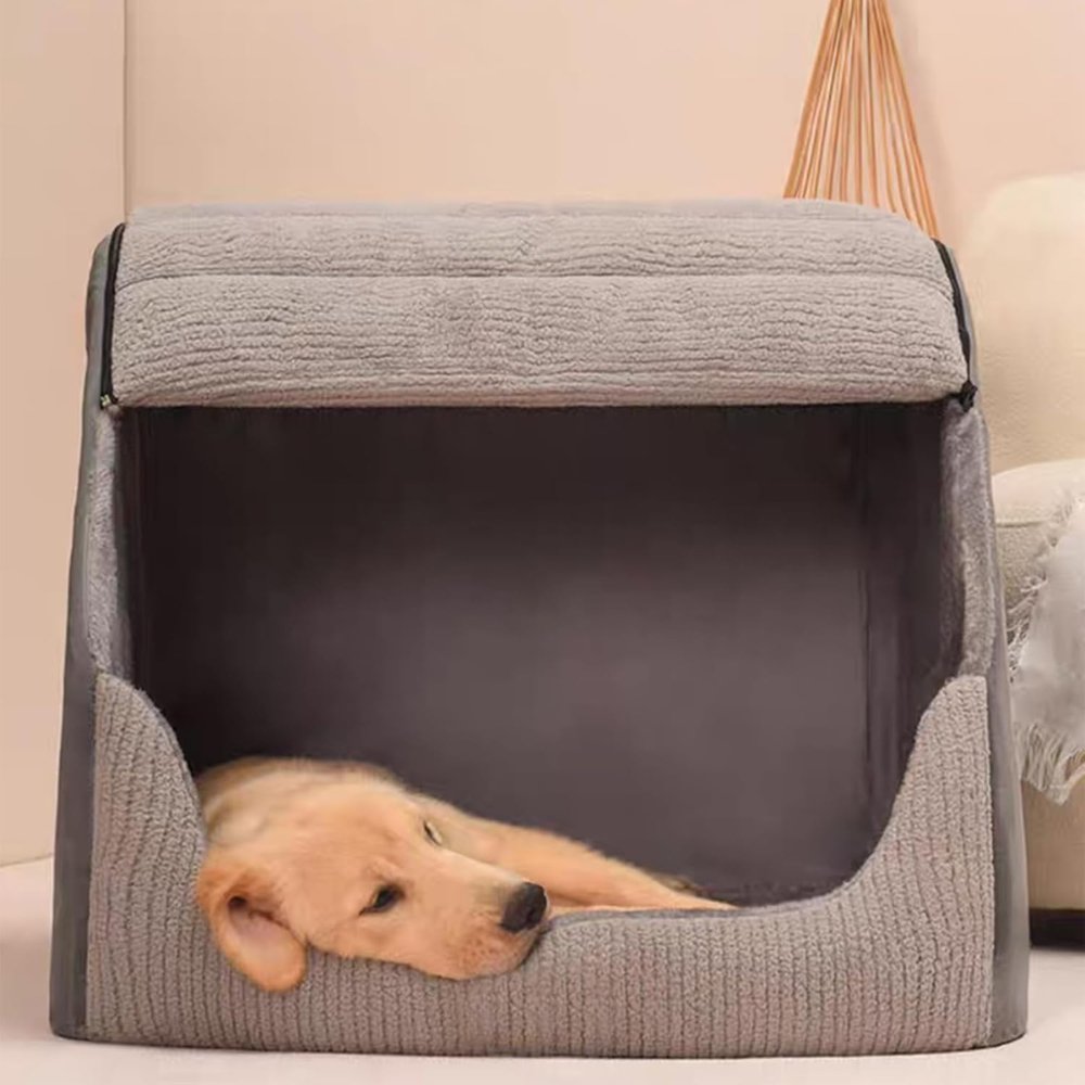 SnuggleHome • Gezellig & Warm Afgesloten Bed voor Honden
