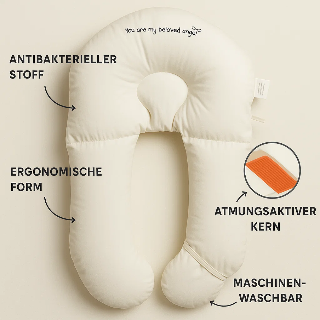 SnuggleSafe | Antibacterieel Baby-Knuffelkussen voor Veilige Slaap