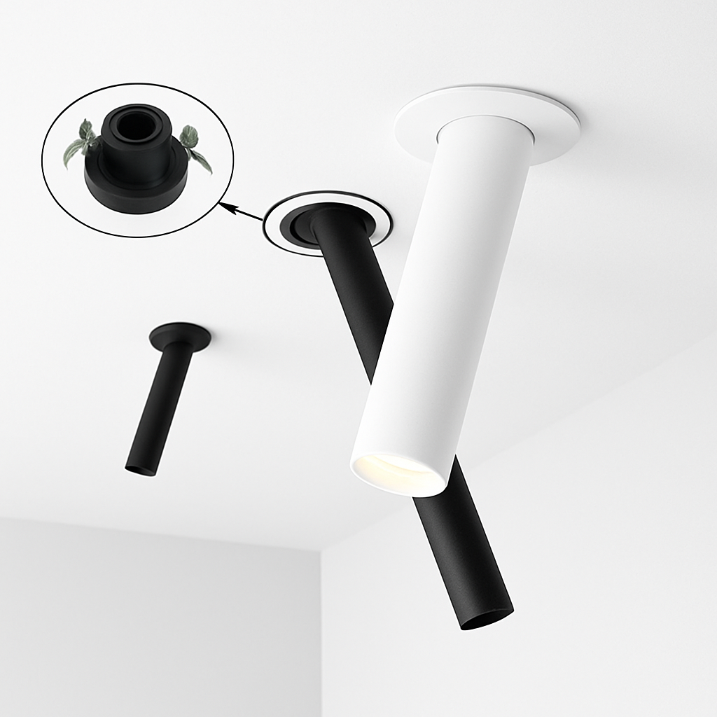 Moderne LED Spot en Tube Richtbaar