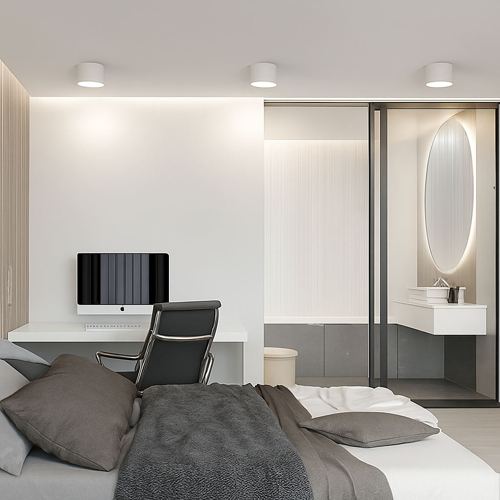 Ronde opbouwspot Nordic LED Kleine Plafondlamp Spotlicht Hal Entree Licht Gang Licht Binnenverlichting