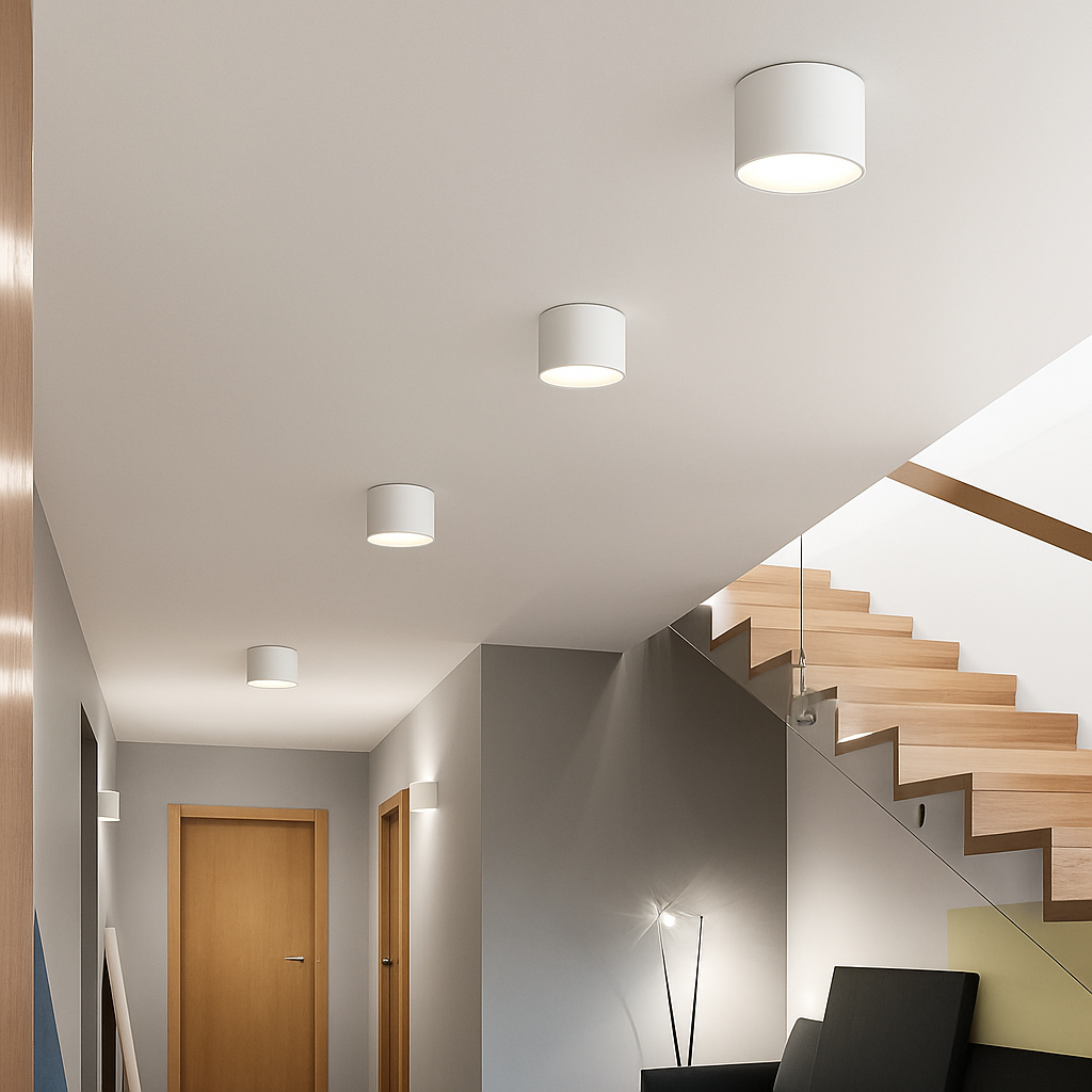 Ronde opbouwspot Nordic LED Kleine Plafondlamp Spotlicht Hal Entree Licht Gang Licht Binnenverlichting