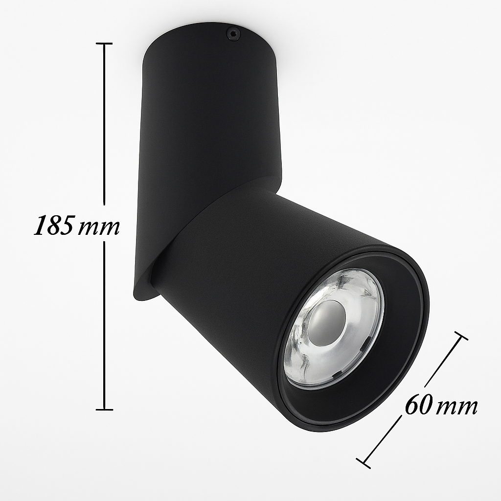 dimbare roterende LED-spots met variabele intensiteit voor binnenverlichting