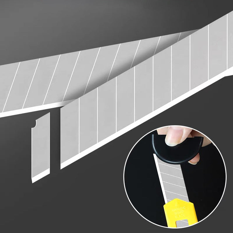 Verpakking met 10 ultrascherpe mesjes met opbergdoos