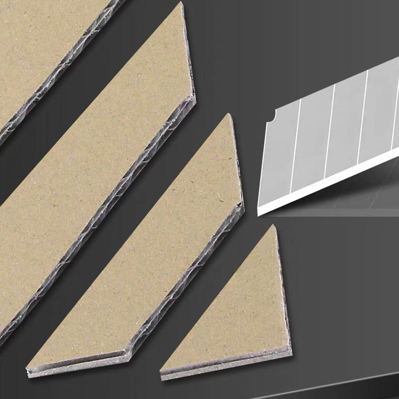 Verpakking met 10 ultrascherpe mesjes met opbergdoos