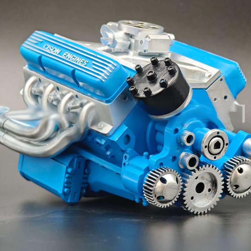 🎉Laatste Dag Actie 50% KORTING 🔥 - Benzine OHV V8 Small-block Motor Model Kits