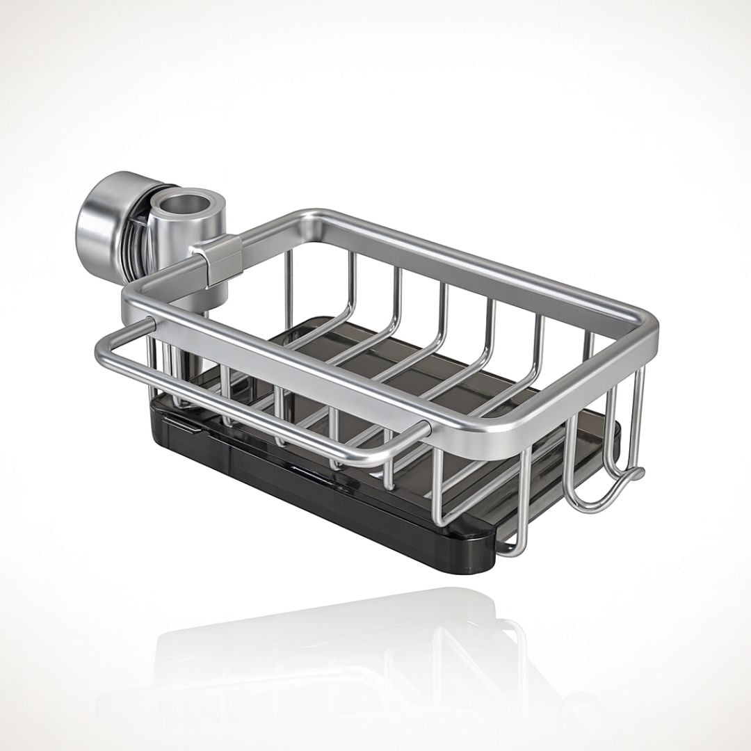 Afwasbak Organizer | Afwasorganizer Zwart & Zilver | AfwasFix