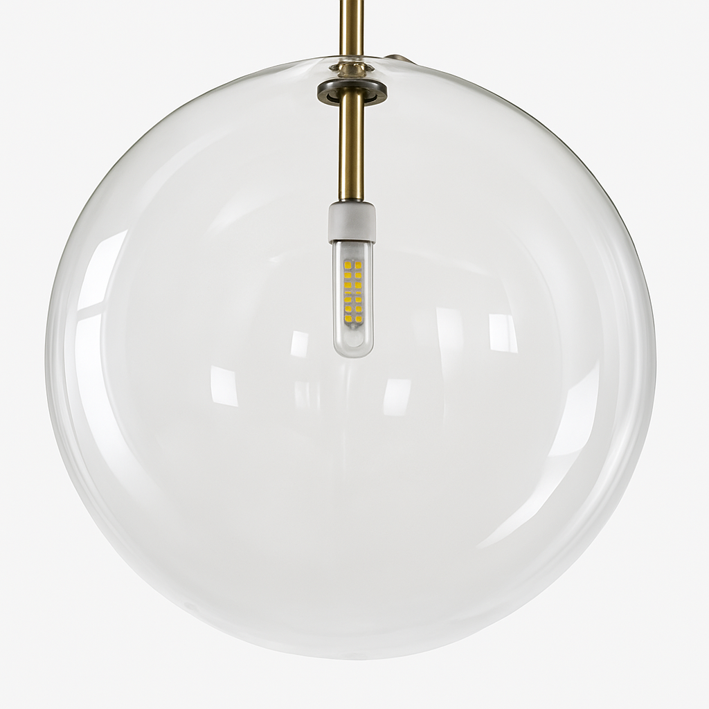 Hanglamp glazen bol moderne Scandinavische design decoratief loft LED