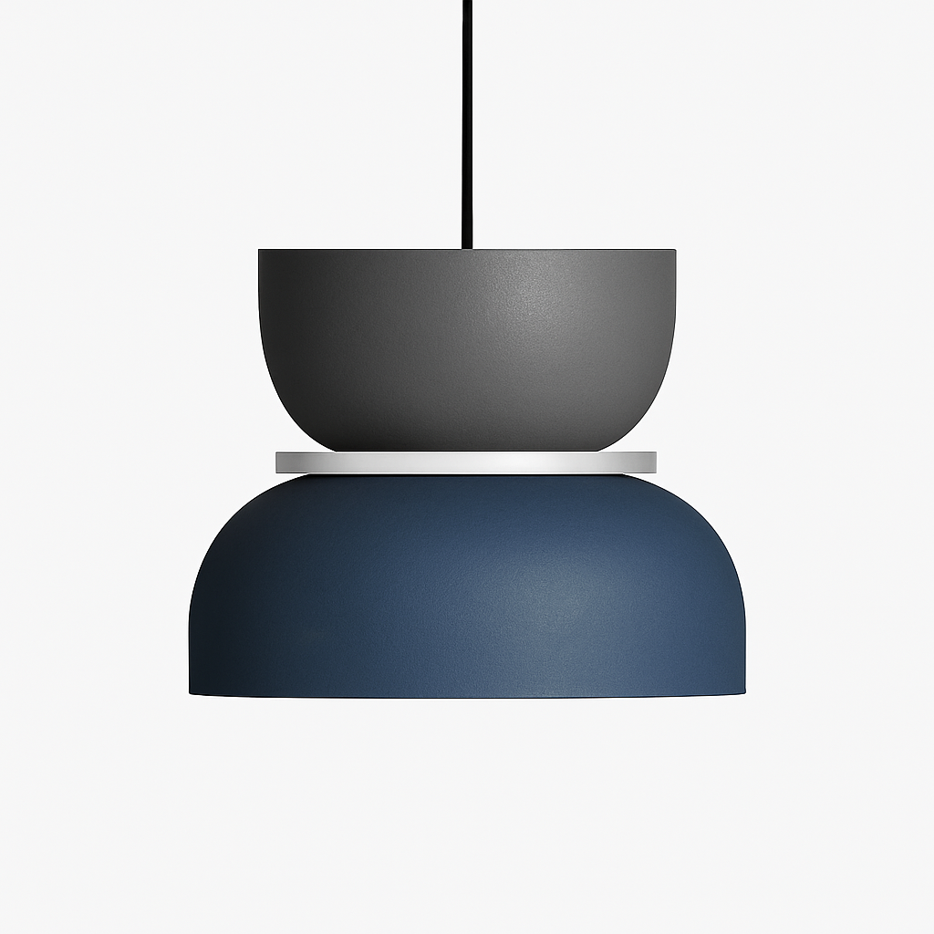 Kleurige hanglamp met speelse vormen Makazon